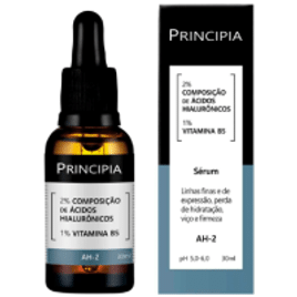 Sérum Facial Hidratante Antissinais Principia Skincare AH-2 Ácido Hialurôni...