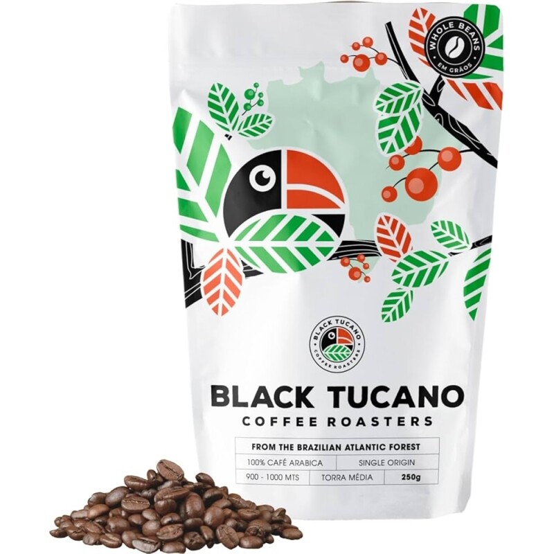 Black Tucano Coffee Café Especial Black Tucano Single Origin Em Grãos 250G