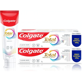 2 Unidades Creme Dental Colgate Total Clean Mint 180g