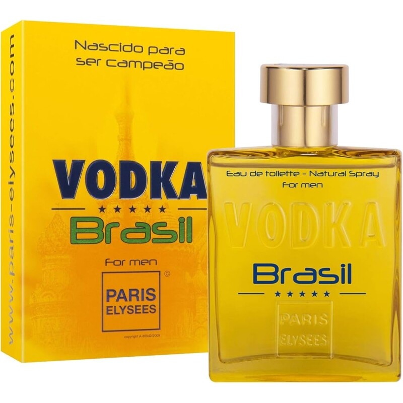 Perfume Vodka Brasil Amarelo 100ml Paris Elysses