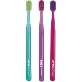 ZKMAGIC Kess Pack Com 3 Escovas Dentais Pro Extra Macias