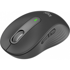 Mouse Sem Fio Logitech Signature M650 com Design de Tamanho Compacto Clique Silencioso Botões Laterais Personalizáveis Conexão USB e Bluet