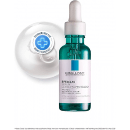 La Roche Posay Effaclar Sérum Ultra Concentrado 30Ml. Sérum Antiacne. Reduz Espinhas Cravos Marcas De Acne E Poros Visíveis. Cuidado Antia