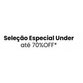 Seleção Especial UnderWear com até 70% de Desconto na Dafiti