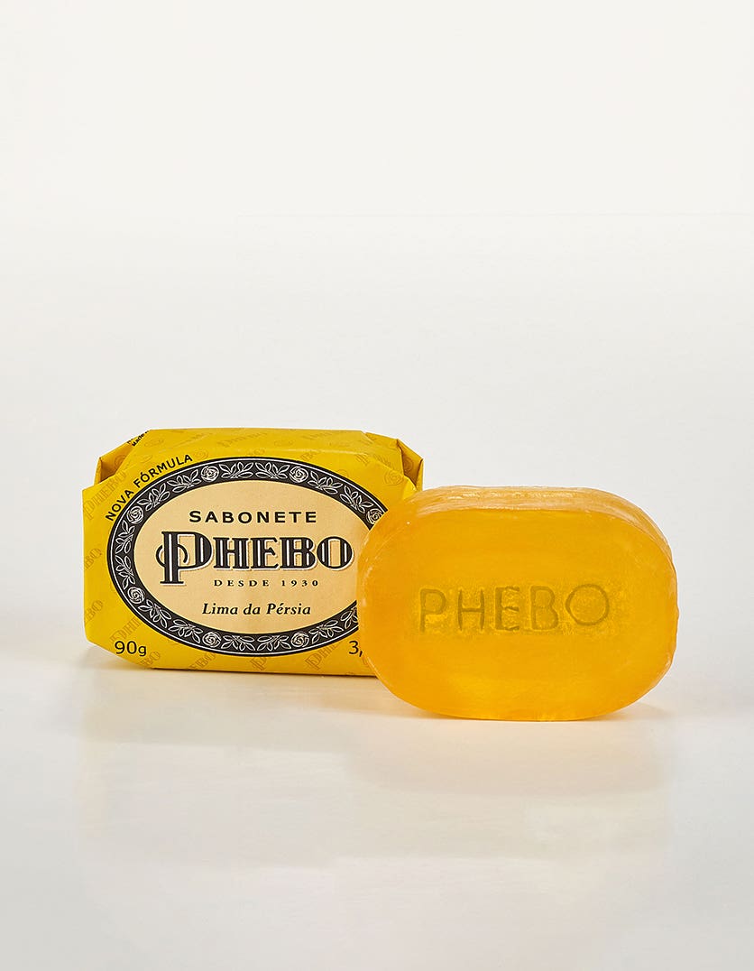 Sabonete em Barra de Glicerina Phebo Lima da Persia 90g