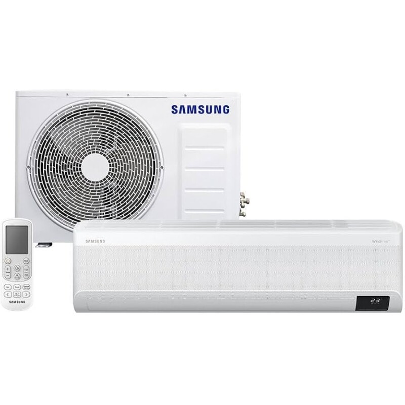 Ar-condicionado Split Inverter Samsung WindFree Connect Sem Vento 18.000 BTUs Frio Branco