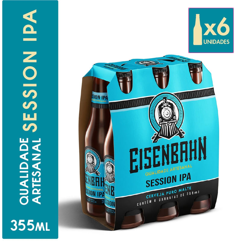 [Cliente Sam's Club] Cerveja Session IPA Hilda Eisenbahn Garrafa 355ml