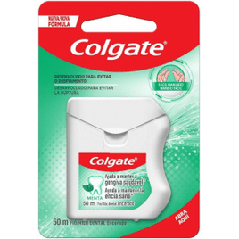 2 Unidades Fio Dental Colgate Total Menta 50m