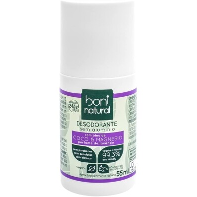 Desodorante Roll-On sem Alumínio Natural Boni Natural - 55ml