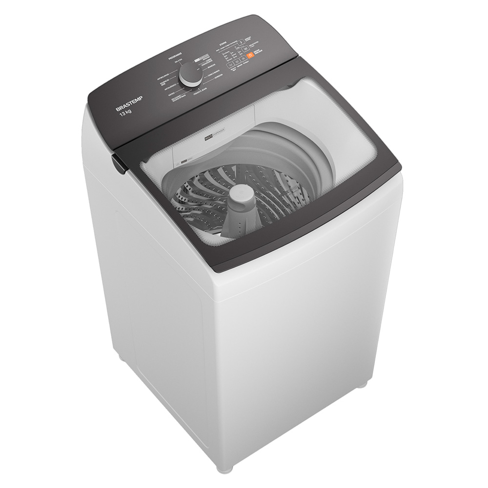 Máquina De Lavar Brastemp 13Kg  Cesto Inox Bwk13ab - Branco - 110 Volts