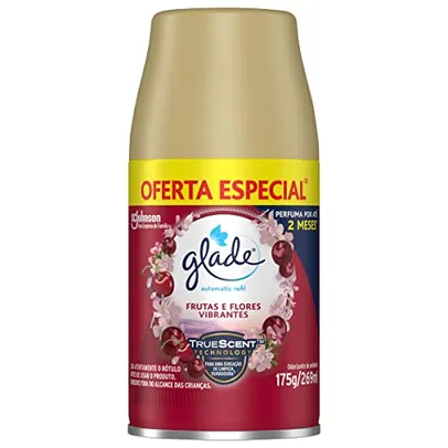 [Rec] Glade Aromatizador de Ambiente Automático, Glade Refil, Odorizador de Ambiente, Frutas e Flores Vibrantes, 269ml