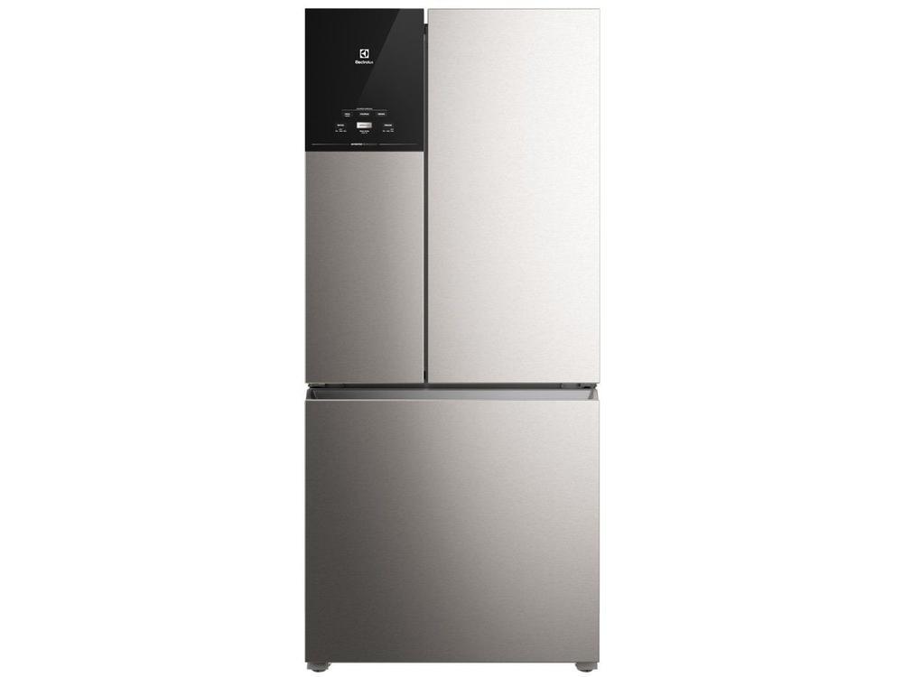 Refrigerador Multidoor Efficient Electrolux de 03 Portas Frost Free com 590 Litros AutoSense e Inverter Inox Look - IM8