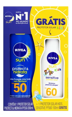 Kit Nivea Sun Protetor Solar Pack