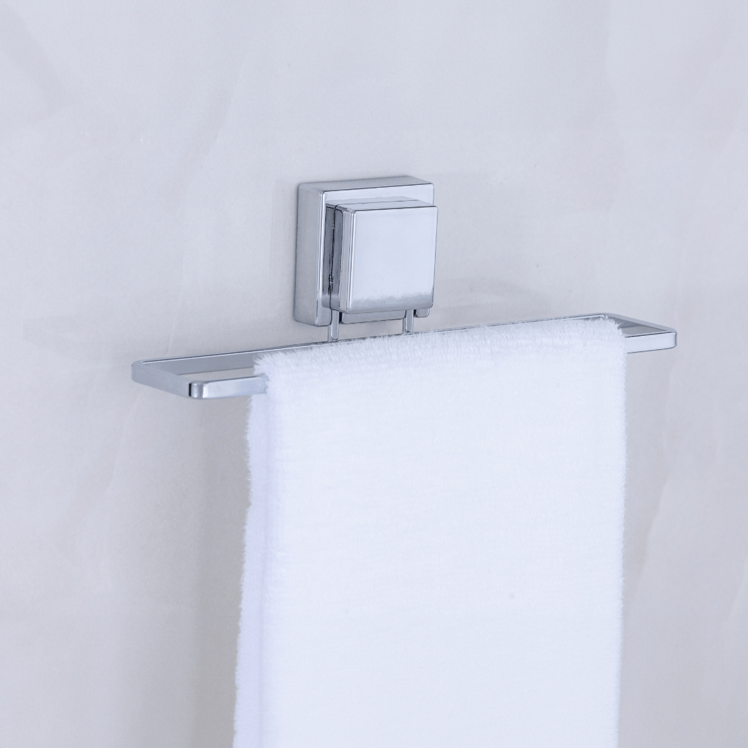 Toalheiro de Lavabo com Ventosa 25cm Aço Cromado