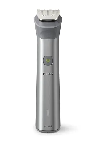 Philips Aparador de Pelos Multigroom 12 em 1 para Rosto, Corpo e Cabelos, Tecnologia BeardSense, 100% à Prova d´água, Bivolt – MG5950/15