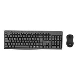 Kit Mouse e Teclado NTC Office Multimídia ABNT2 USB - NTOBX002