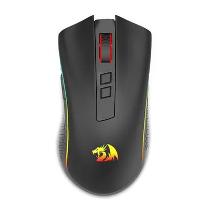 Mouse Gamer Redragon Cobra Pro RGB, Wireless, Sem Fio, 16000DPI, 8 Botões Programáveis, USB 2.4G - M711 Pro