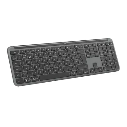 Teclado sem fio Logitech Signature Slim K950 Com Easy-Switch para até 3 dispositivos Bluetooth ou Receptor USB Logi Bolt Incluso- Grafite