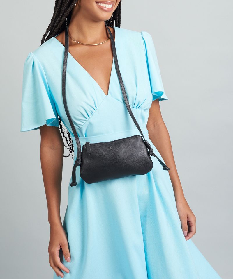 Bolsa Amendoa - Preto u - preto