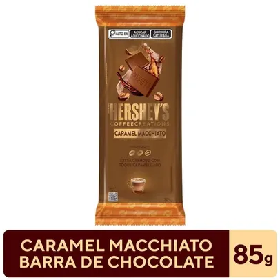 [Leve6 e pague 3] - Chocolate Hershey's Coffee Creations Sabor Caramel Macchiato Pacote 85g