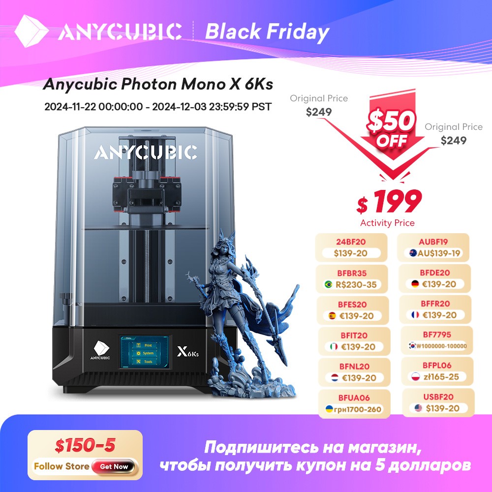 [Do Brasil] ANYCUBIC Photon Mono X 6Ks, Impressora 3D