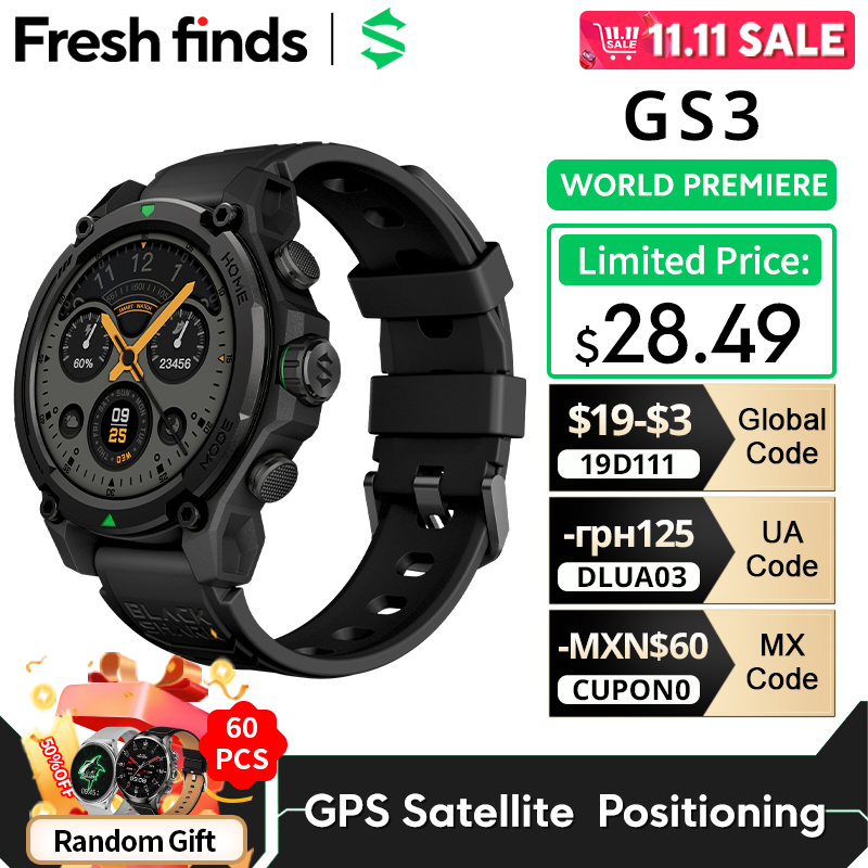 [Taxa Inclusa] Blackshark GS3 Smart Watch Versão global 1.43