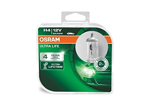 [2 por R$ 49,30 cada] PAR LAMPADA OSRAM H4 ULTRA LIFE 3200K 12V 55W GARANTIA 4 ANOS