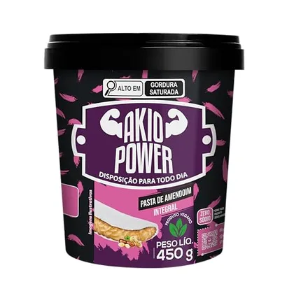 Akio Pasta De Amendoim Integral 450G