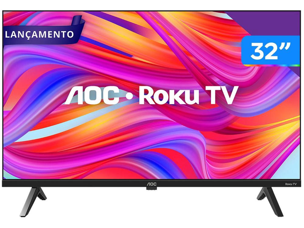 [Magalu] SMART TV 32 HD AOC ROKU