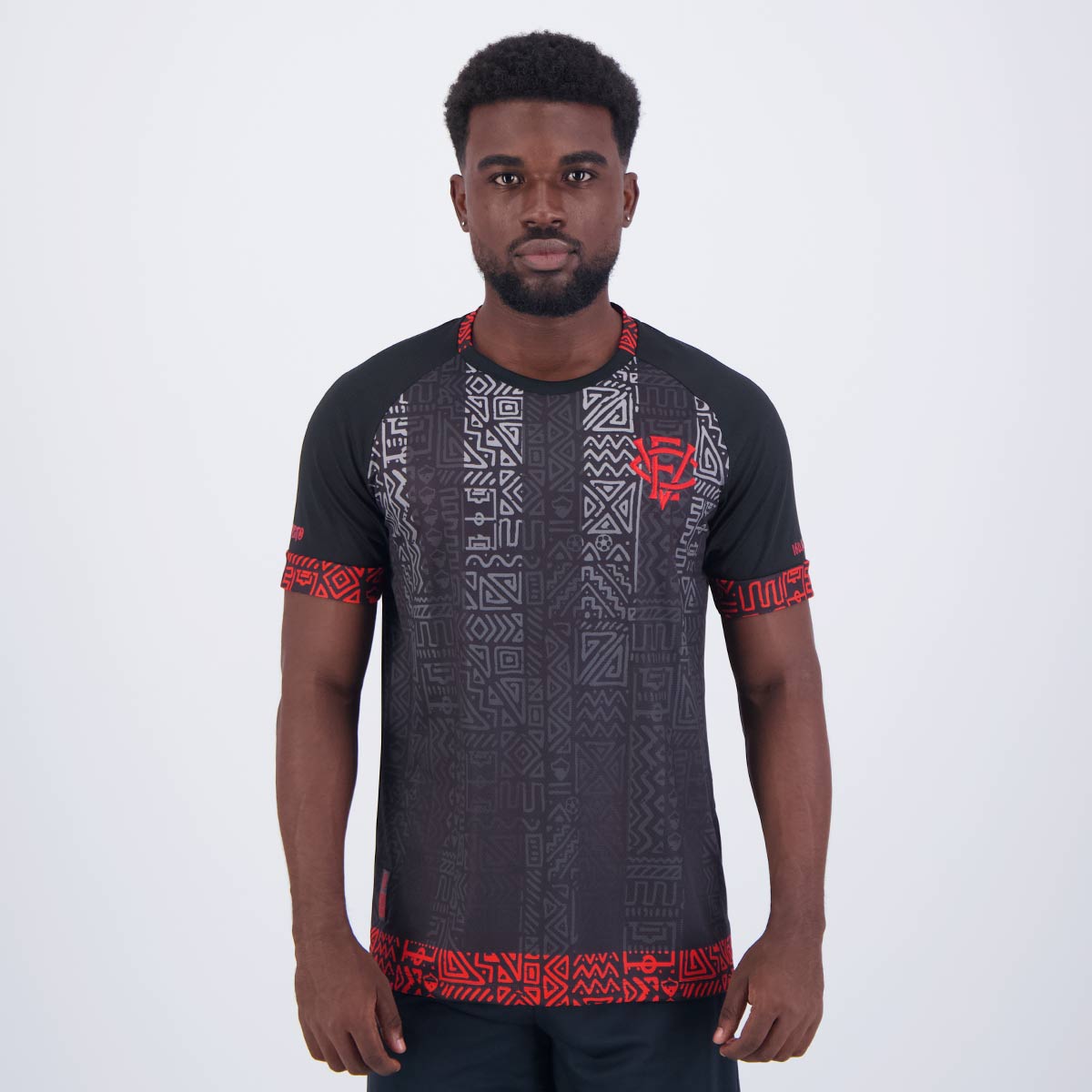 Camisa Leão Vitória Consciência Negra Preta