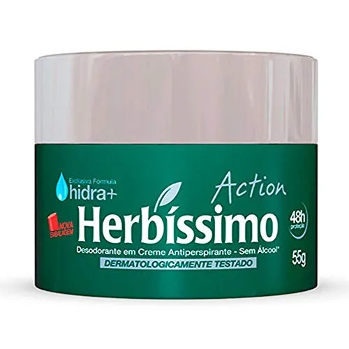 (+ Por - 3.32$)Herbissimo Desod. Creme Herb. Action 55Gr