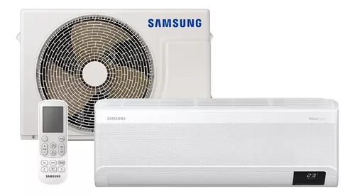 Ar-condicionado Split Inverter Samsung Windfree Pro Energy Sem Vento 12.000 Btus Frio Ar12cvfaawknaz 220v IDRS 8.2