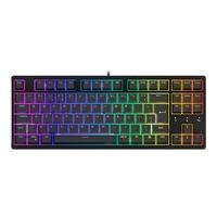 Teclado Mecânico Gamer Husky Sled, TKL, Preto, ABNT2, RGB, Switch Gateron G Pro Red pré-lubrificados, - HTG500PTVR