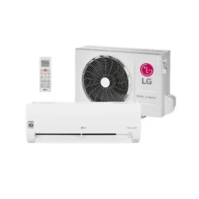 Ar-condicionado Lg Dual Inverter Compact 18.000 Btus Frio Branco S3-q18klqal - 220v