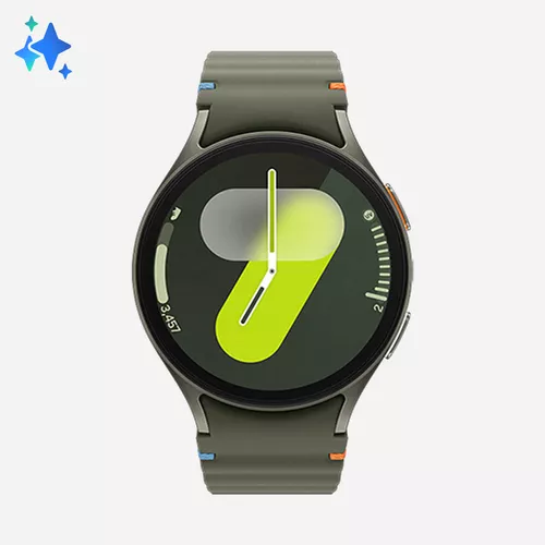 Samsung Galaxy Watch7 Smartwatch 44mm Lte Galaxy Ai Caixa Verde Pulseira Verde Bisel Verde Desenho da pulseira N/A