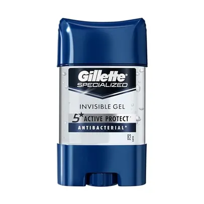 [Rec/+ por - R$14,99] Desodorante Gel Antitranspirante Gillette Antibacterial - 82g