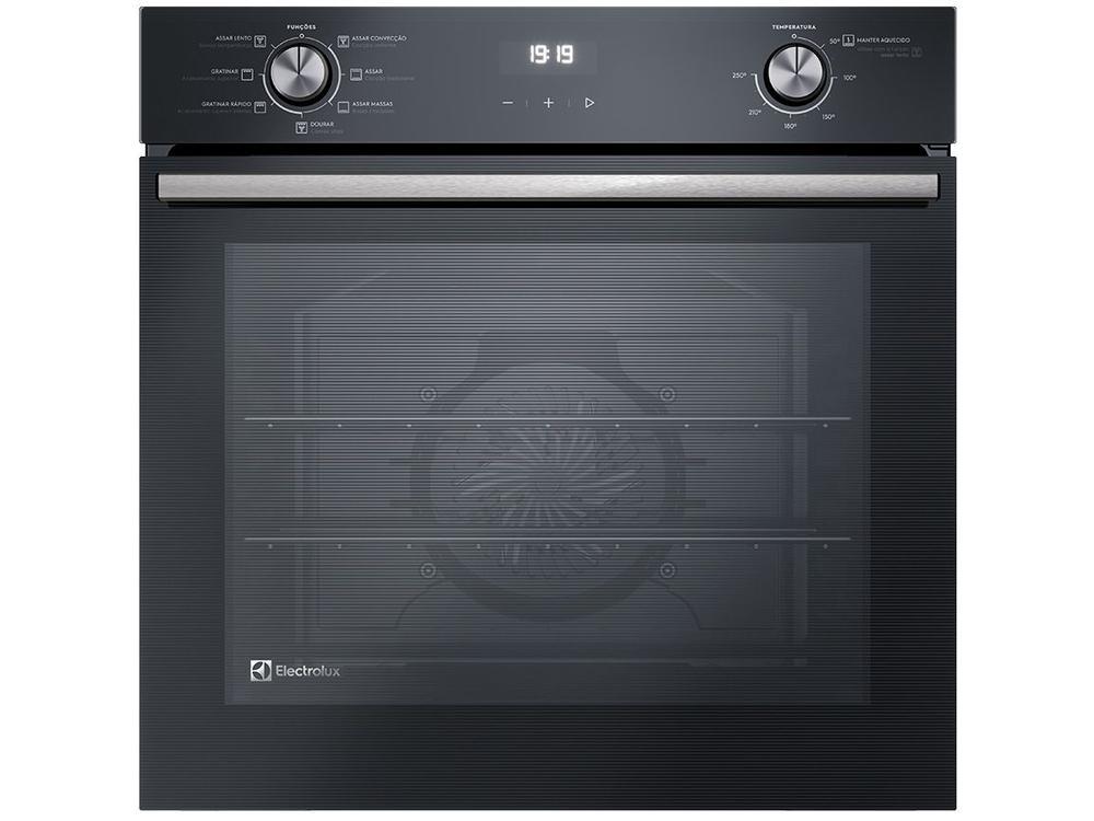 Forno de Embutir Electrolux Elétrico 80L Efficient com PerfectCook360 Preto (OE8EH) 220V