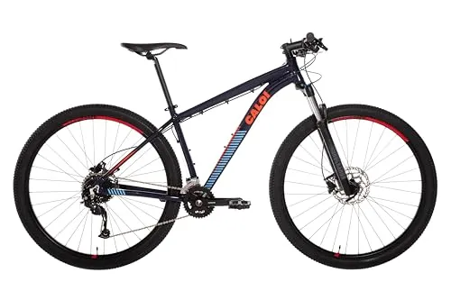 Bicicleta Caloi Moab - Câmbio Shimano Altus/Acera 18v, Suspensão Rockshox - Tamanho 19 - Cor Azul