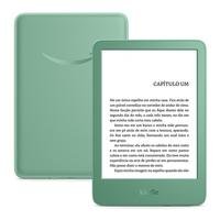 Kindle Amazon Modelo 2024 6, 16GB, Tela Antirreflexo, Luz frontal Ajustável, Bateria de longa duração, Verde - B0CP31QS6R