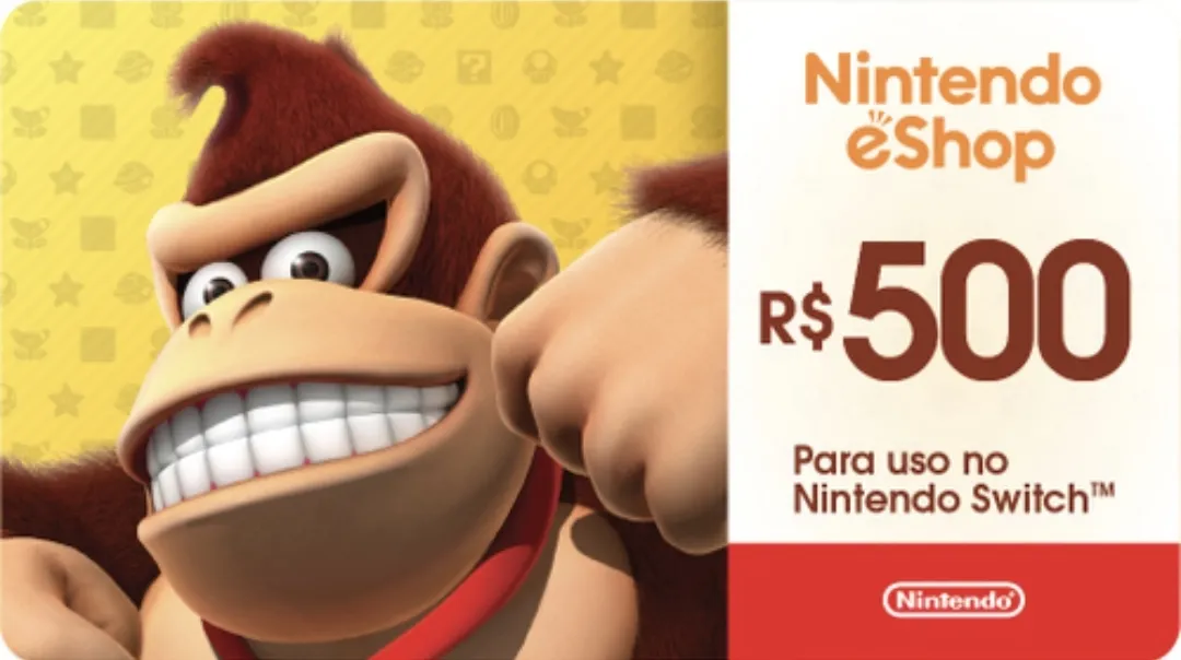 Giftcard Nintendo R$500