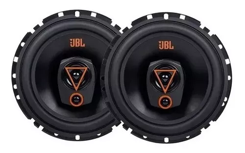 Par Alto Falante Jbl Multisystem 6trms80 Triaxial 6 Pol 160w Cor Preto