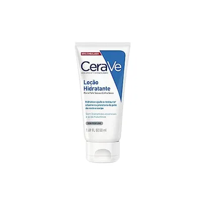 CeraVe, Loção Hidratante Corporal, com textura Fluida e Ácido Hialurônico, 50ml