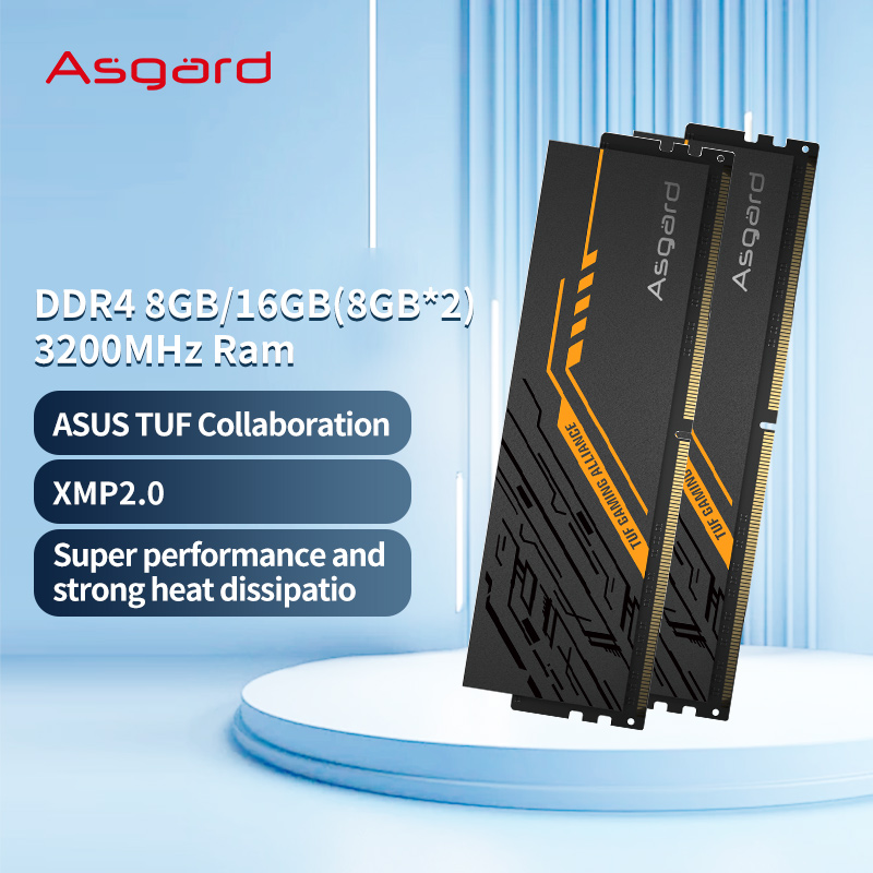 [R$306 CC Mastercard/Taxas Inclusas] Asgard TUF New 32GB (2x16) - 3200MHz