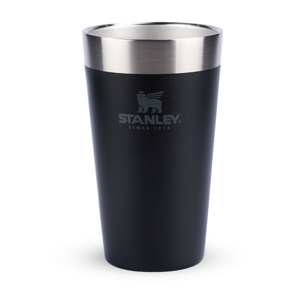 [Cashback Pelando R$ 74] Copo Térmico de Cerveja Stanley Matte Black | 473ML
