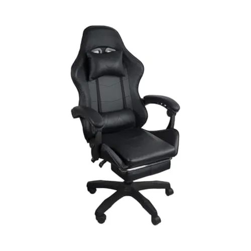 Cadeira Gamer Stillus Ergonômica Com Apoio Para Os Pés - Preto