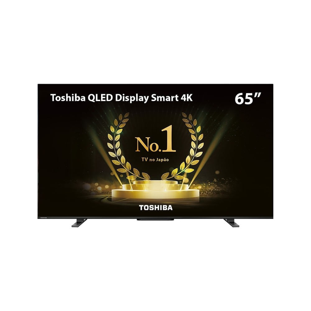 Smart TV QLED 65''; 4K Toshiba 65M550L VIDAA 3 HDMI 2 USB Wi-Fi - TB015M TB015M