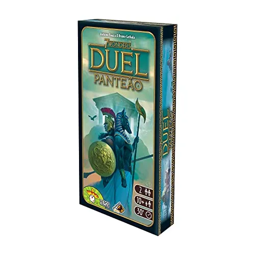 Galápagos, 7 Wonders Duel: Panteão (Expansão), Jogo de Tabuleiro de Estratégia, 2 jogadores, 30 min