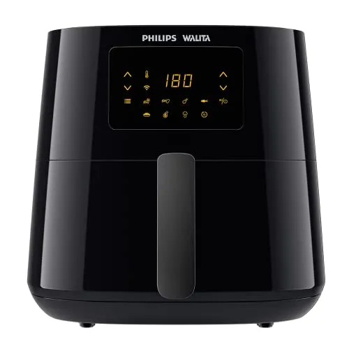 Fritadeira Airfryer Essential XL Conectada, Philips Walita, conectividade c/Alexa, 6.2L de capacidade, Preta, 2000W, 127V (RI9280/90)