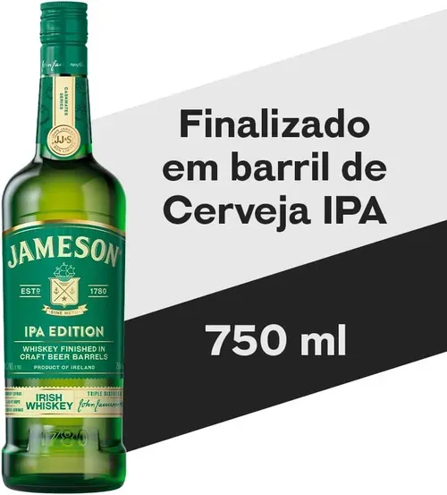 [PRIME | MISSÃO R$ 68,99] Whiskey Jameson Caskmates IPA Irlandês - 750 ml