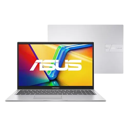 Notebook ASUS Vivobook 15, Intel Core i5 1235U, 8 GB, 512GB SSD, W11 Home, Tela 15,6" FHD, Cool Silver - X1504ZA-NJ986W